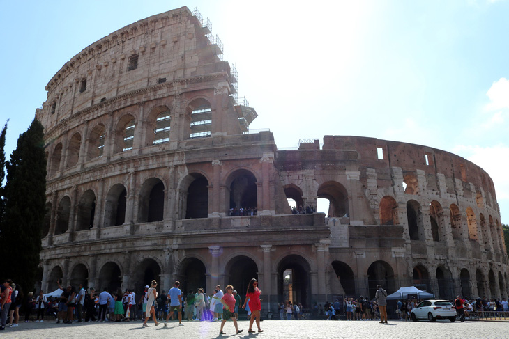 Đấu trường La Mã - điểm đến không thể bỏ qua với khách du lịch khắp thế giới khi đến Rome và Ý - Ảnh: H.TRANG