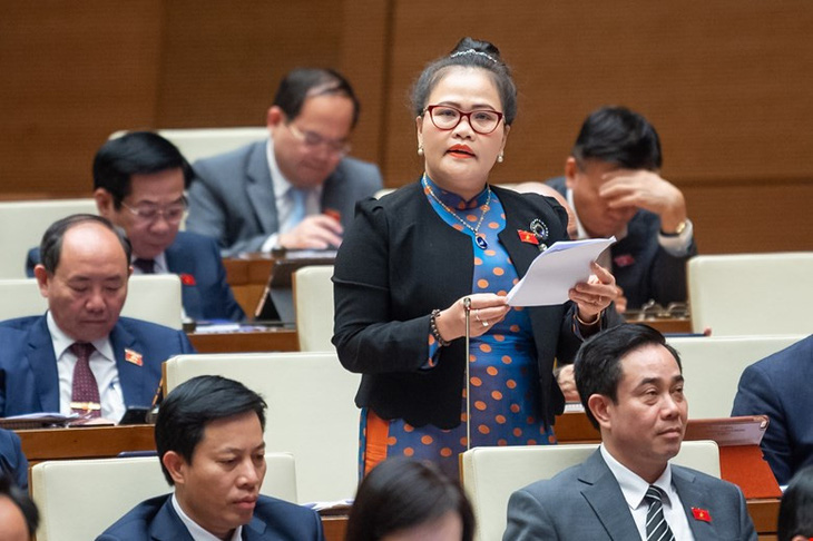 Bà Nguyễn Thị Sửu - phó trưởng Đoàn đại biểu Quốc hội tỉnh Thừa Thiên Huế - Ảnh: NVCC