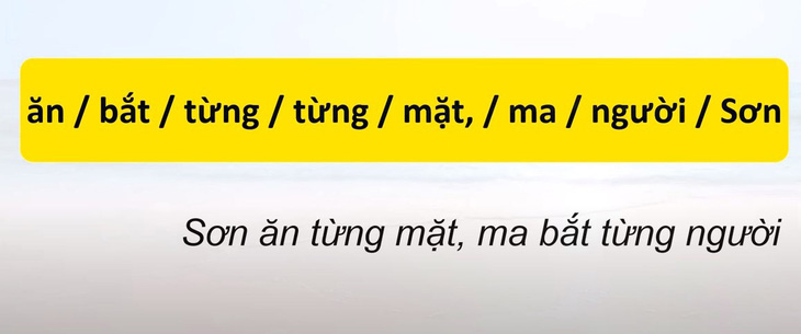 Thử tài tiếng Việt: Sắp xếp các từ sau thành câu có nghĩa (P58)- Ảnh 2.