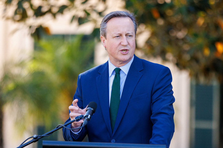 Ngoại trưởng Anh David Cameron - Ảnh: REUTERS