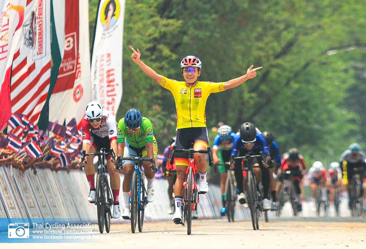 Nguyễn Thị Thật có 2 chiến thắng liên tiếp tại Tour of Thailand 2024 - Ảnh: TCA