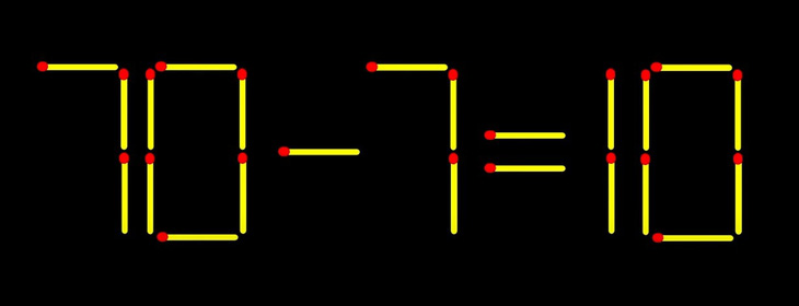 Thử tài IQ: Di chuyển một que diêm để 51+60=8 thành phép tính đúng- Ảnh 3.