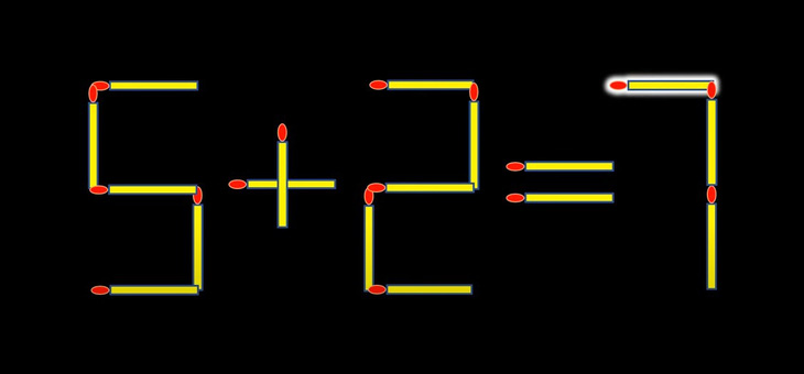 Thử tài IQ: Di chuyển một que diêm để 47+5=9 thành phép tính đúng- Ảnh 6.