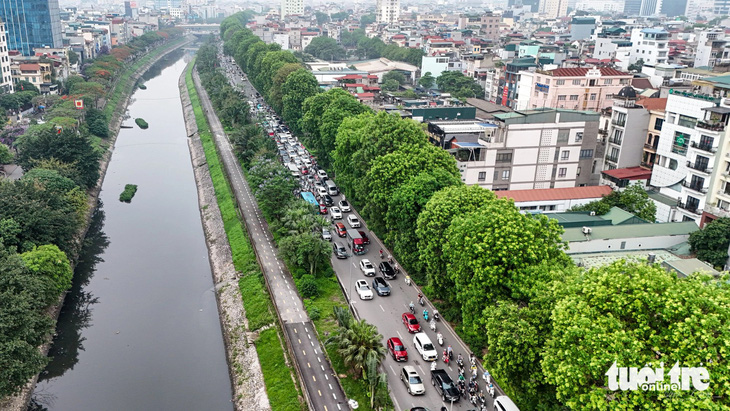 Hà Nội muốn mở rộng 3,8km đường Láng cả trên cao và dưới thấp để khép kín đường vành đai 2 - Ảnh: DANH KHANG