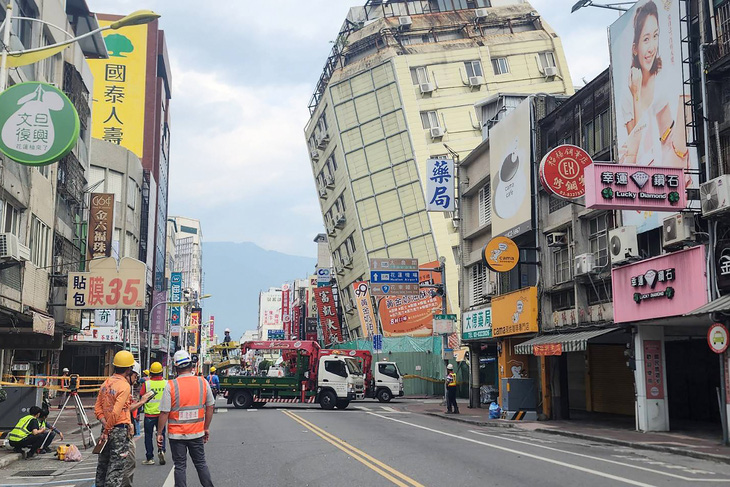 Đài Loan vừa hứng chịu trận động đất lớn trong tháng 4 vừa qua - Ảnh: AFP