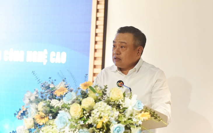 Chủ tịch UBND TP Hà Nội phát biểu tại hội nghị - Ảnh: UBND TP 
