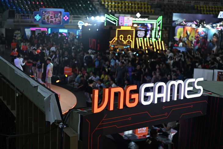 Gian hàng của VNG tại triển lãm Ngày hội Game Việt Nam 2024 vừa diễn ra tại TP.HCM - Ảnh: ĐỨC THIỆN