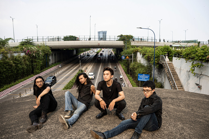 Ban nhạc Raditori là một ban nhạc rock với bốn thành viên ở TP.HCM - - Ảnh: FBBN