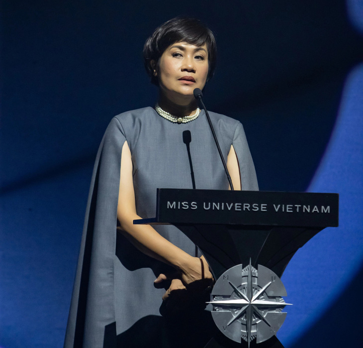 Bà Nguyễn Thị Thúy Nga - trưởng ban tổ chức Miss Universe Vietnam 2024 - Ảnh: BTC