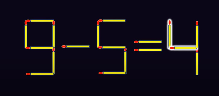Thử tài IQ: Di chuyển hai que diêm để 8+1=5 thành phép tính đúng- Ảnh 4.