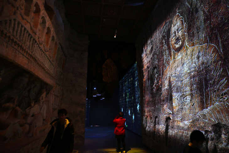 Triển lãm nghệ thuật hang động ở Bắc Kinh mở cửa cho công chúng từ tháng 12-2023 - Ảnh: China Daily