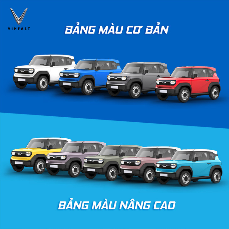 Bản thân chiếc xe VinFast cung cấp cũng có tùy chọn màu sắc phong phú, lên tới 9 màu. Rất có thể đây cũng là hình ảnh bản thương mại của mẫu xe điện này - Ảnh: VinFast