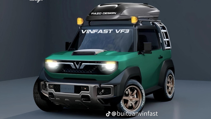 Cơn sốt 'độ online' VinFast VF 3: Chưa có xe nhưng đầy thiết kế táo bạo- Ảnh 19.