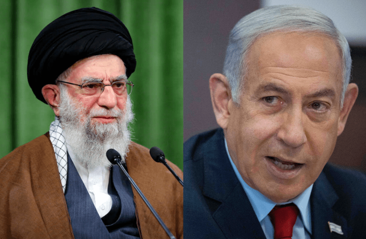 Lãnh tụ tối cao Iran Ali Khamenei (trái) và Thủ tướng Israel Benjamin Netanyahu - Ảnh: REUTERS