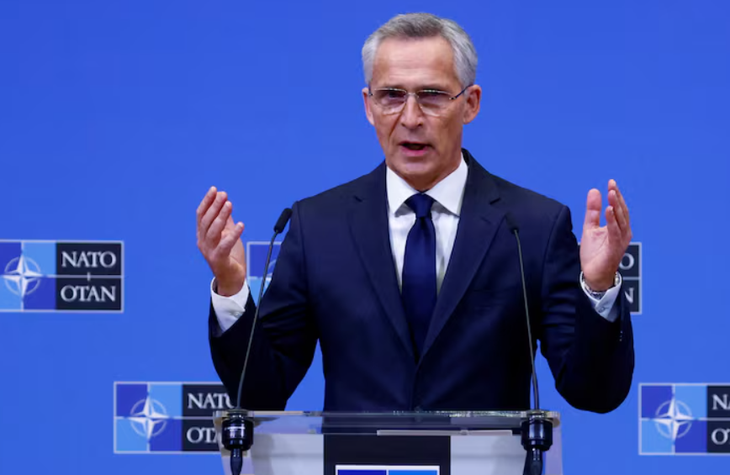 Tổng thư ký NATO Jens Stoltenberg - Ảnh: REUTERS