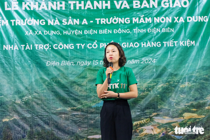 Bà Hàn Thị Thủy - trưởng ban Truyền thông, Công ty Cổ phần Giao Hàng Tiết Kiệm - Ảnh: HÀ THANH