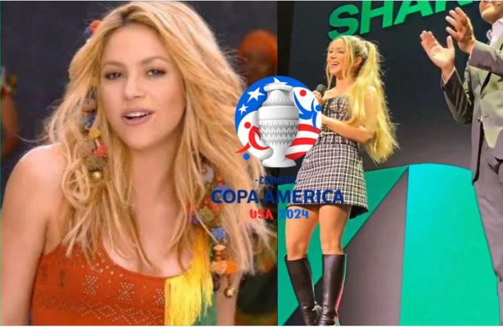 Singer Shakira will perform the official song of Copa America 2024 - Photo: Getty