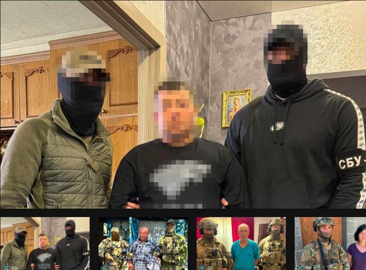 Cục An ninh Ukraine bắt 6 người bị cáo buộc tiếp tay Nga tấn công tên lửa - Ảnh chụp màn hình Dn.gov.ua