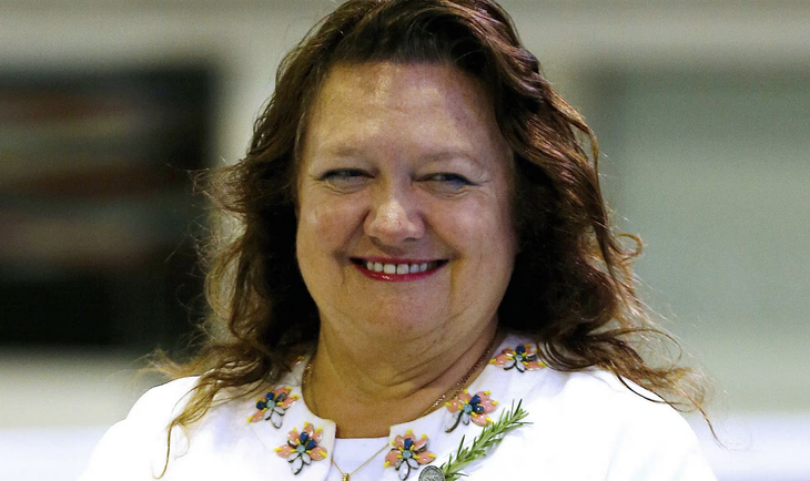 Chân dung "bà trùm quặng sắt Úc" Gina Rinehart. 