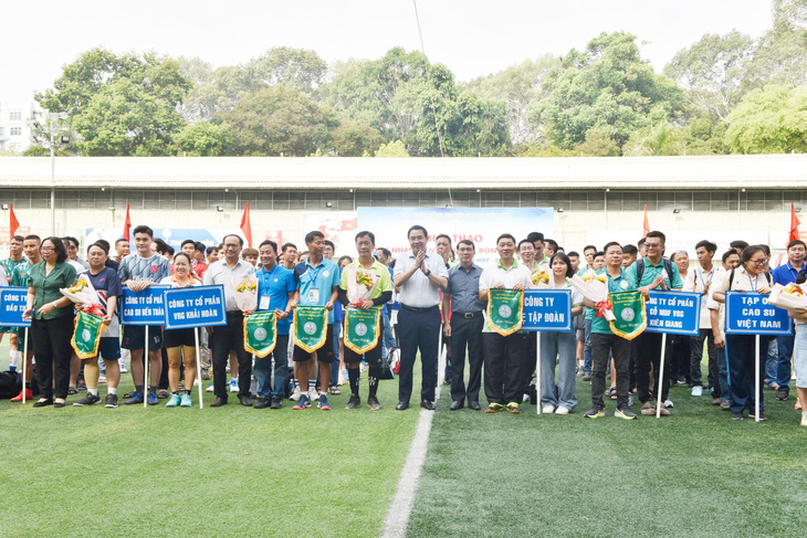 Tập đoàn Công nghiệp cao su Việt Nam tổ chức hội thao quy mô lớn