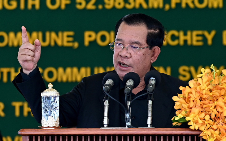 Ông Hun Sen: Kênh Phù Nam Techo không thể tiếp nhận các loại tàu như tàu chiến của Trung Quốc