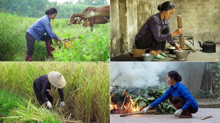Kênh Ẩm thực mẹ làm thu hút ở những điều bình dị xoay quanh cuộc sống người phụ nữ quê ở Thái Nguyên - bà Cường, mẹ của Đồng Văn Hùng.