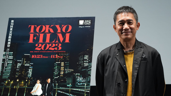 Lương Triều Vỹ tại Liên hoan phim quốc tế Tokyo năm ngoái - Ảnh: TIFF