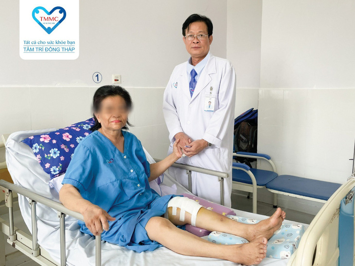 BVĐK Tâm Trí Đồng Tháp thay khớp gối nhân tạo cho bệnh nhân- Ảnh 1.