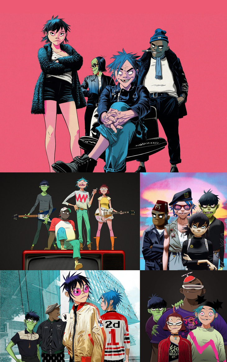 Gorillaz, ban nhạc ảo thành công với hoạt hình âm nhạc- Ảnh 6.