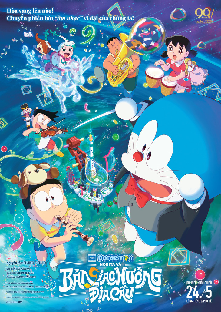 Mèo Ú tái xuất màn ảnh rộng với Doraemon: Nobita và bản giao hưởng địa cầu- Ảnh 2.