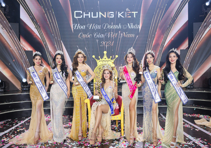 Top 7 chung cuộc Hoa hậu Doanh nhân quốc gia Việt Nam 2024 - Ảnh: BTC