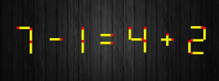 Thử tài IQ: Di chuyển một que diêm để 47+5=6+2 thành phép tính đúng- Ảnh 6.