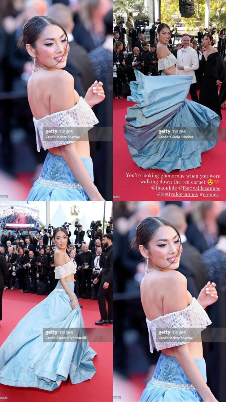 Xuất hiện trong livestream chính thức của Cannes, lọt vào khung hình của hung thần Getty Images