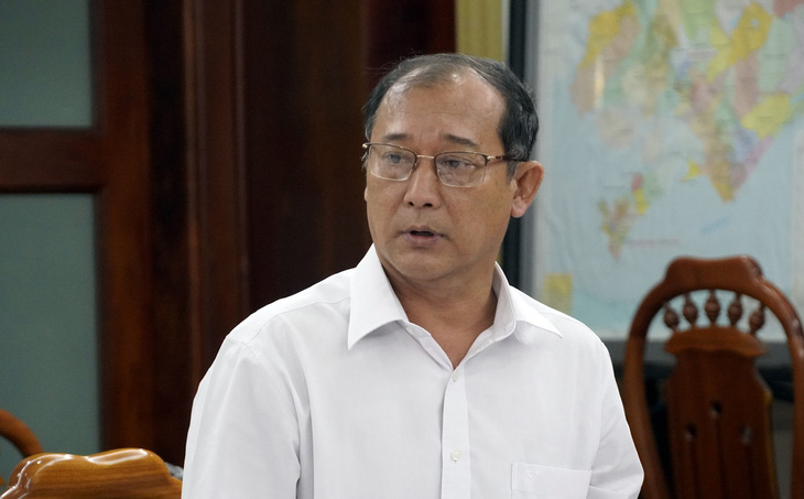 Ông Phạm Minh An - giám đốc Sở Y tế tỉnh Bà Rịa - Vũng Tàu - phát biểu tại một cuộc họp lúc còn tại vị - Ảnh: ĐÔNG HÀ