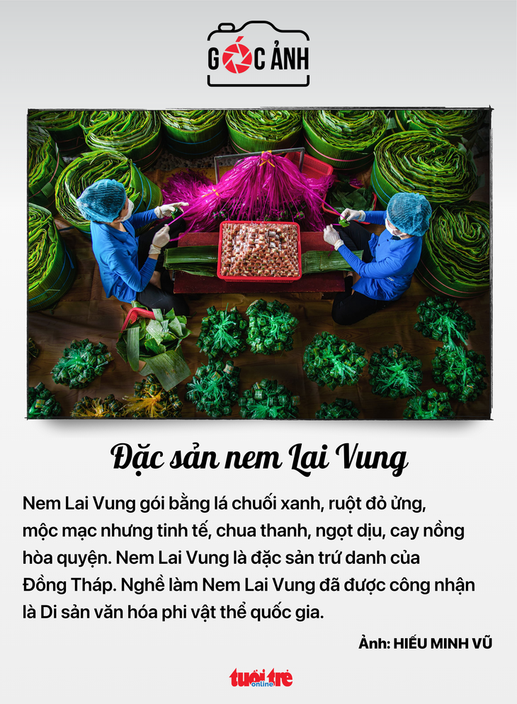 Đặc sản nem Lai Vung - Ảnh: HIẾU MINH VŨ