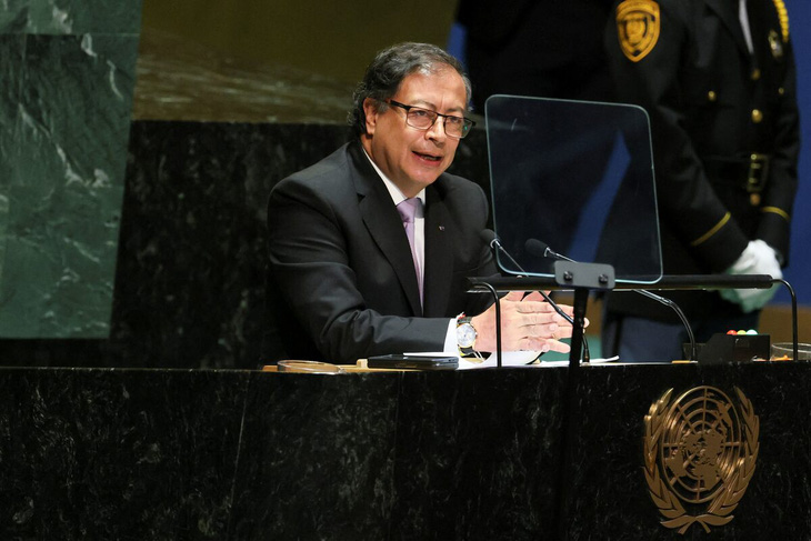 Tổng thống Colombia Gustavo Petro - Ảnh: REUTERS