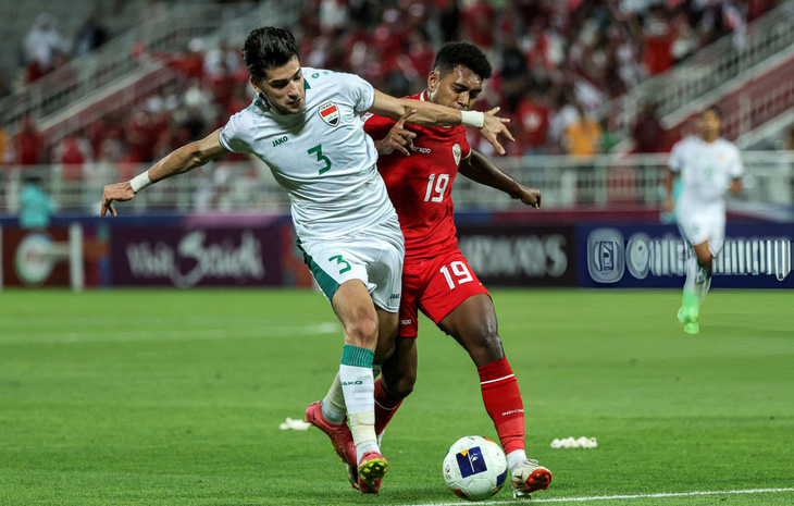 U23 Iraq – U23 Indonesia (hiệp phụ 2) 2-1: Ali Jasim nâng tỉ số