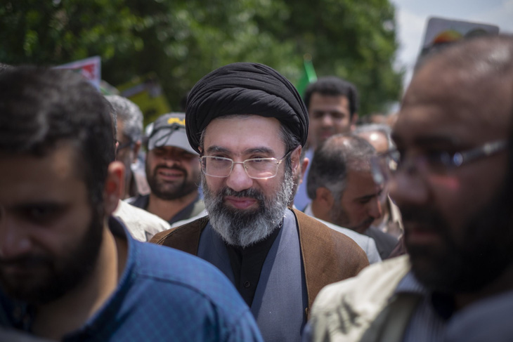 Ông Mojtaba Khamenei, con trai của Lãnh đạo tối cao Iran Ali Khamenei - Ảnh: AFP