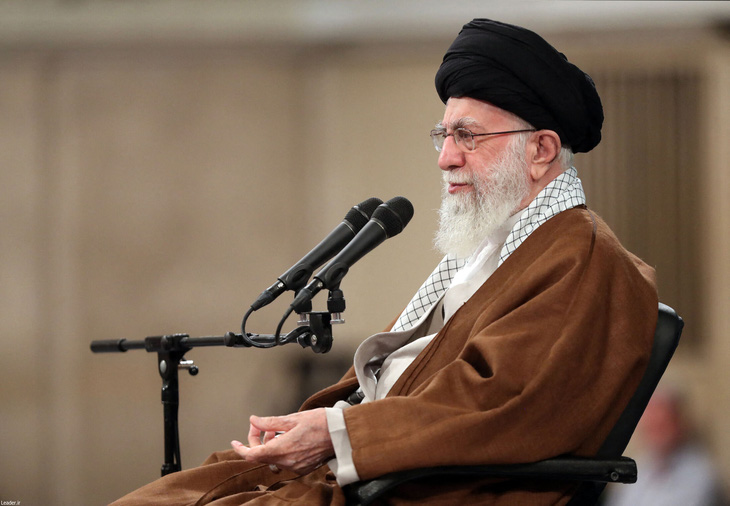 Lãnh đạo tối cao Iran Ali Khamenei - Ảnh: AFP