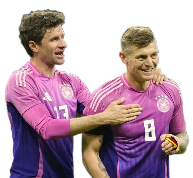Muller và Kroos trở lại tuyển Đức - Ảnh: REUTERS