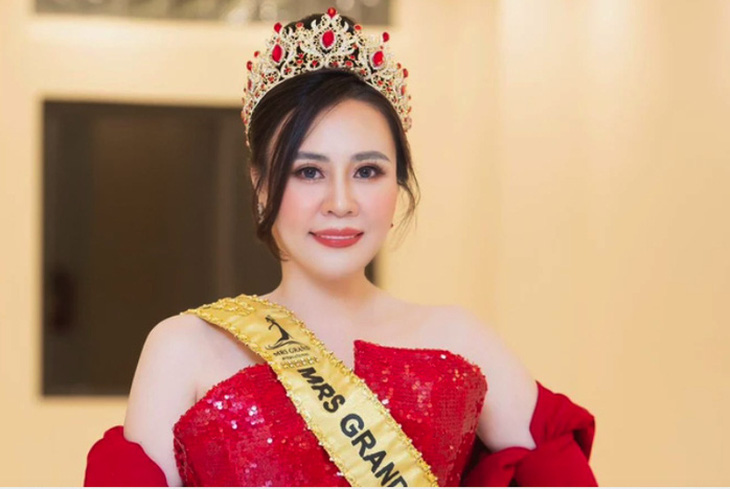 Mrs Grand International 2022 Phan Kim Oanh - trưởng ban tổ chức Mrs Grand Vietnam 2024 - Ảnh: BTC