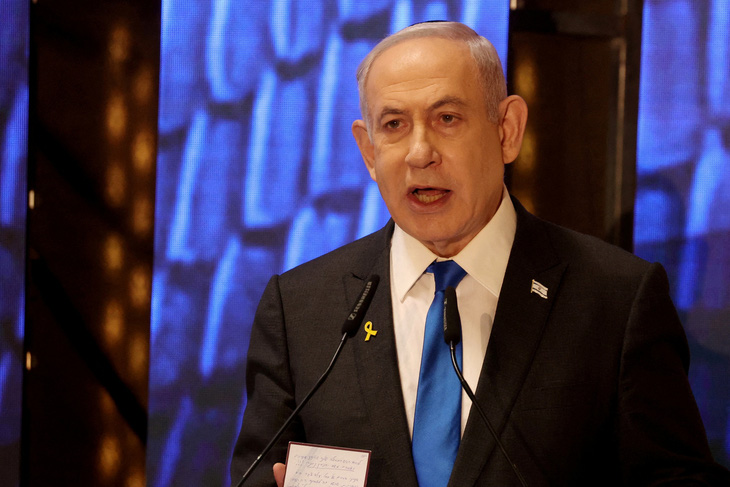Thủ tướng Israel Benjamin Netanyahu vừa bị tòa ICC ra lệnh bắt giữ - Ảnh: REUTERS