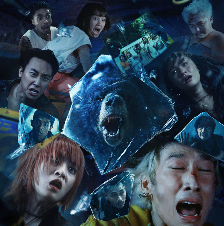 Hình ảnh con gấu và nhóm bạn trên poster phim Móng vuốt - Ảnh: ĐPCC