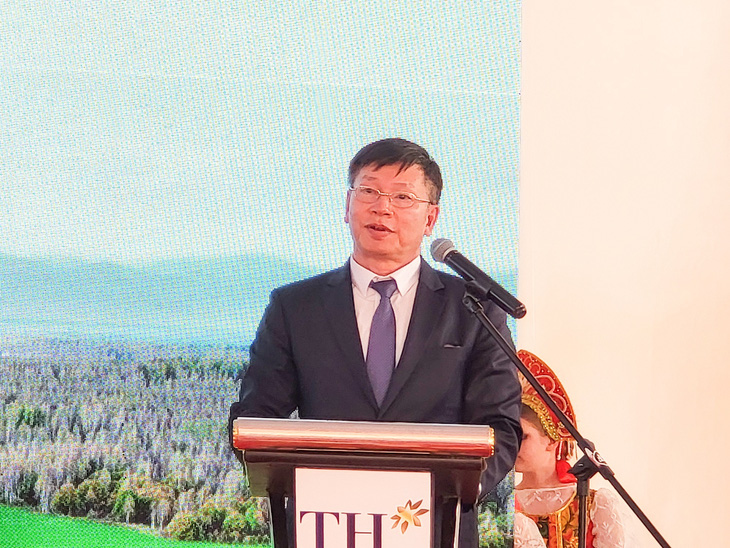 Ông Nguyễn Đăng Hiền, Tổng lãnh sự Việt Nam tại Vladivostok phát biểu tại sự kiện