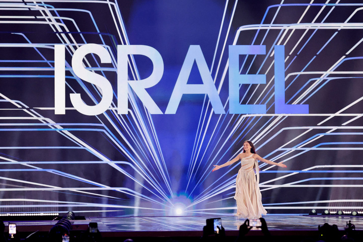 Đại diện Israel, Eden Golan, tại Eurovision 2024. Ảnh: Reuters