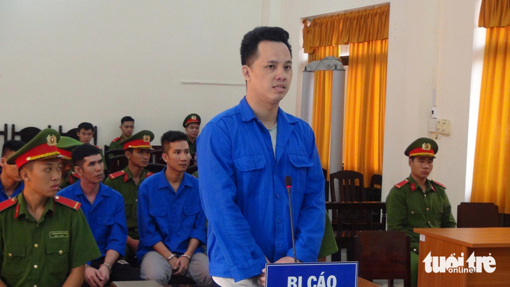Tòa án nhân dân tỉnh Kiên Giang đã tuyên phạt 17 năm 6 tháng tù đối với bị cáo Nguyễn Minh Tuấn về 3 tội danh - Ảnh: BỬU ĐẤU