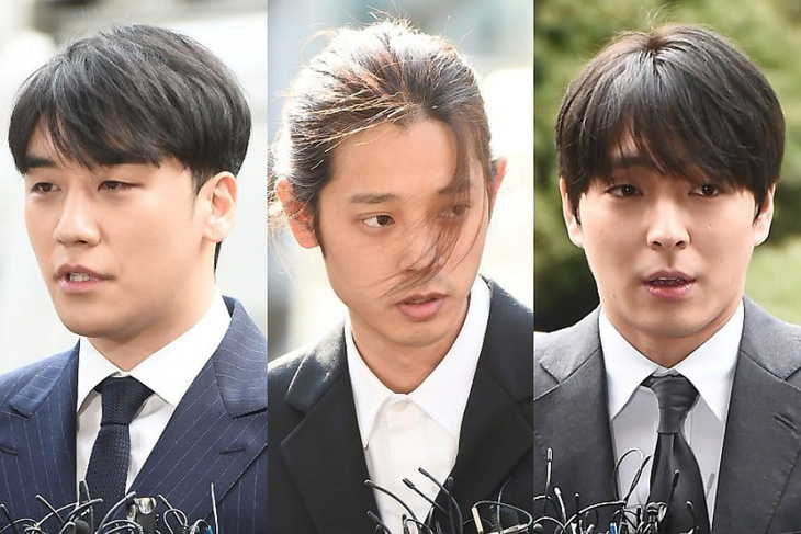 Từ trái sang: Seungri, Jung Joon Young và Choi Jong Hoon - 3 thành viên cộm cán của nhóm chat bê bối - Ảnh: Dispatch