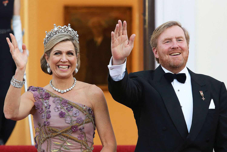 Nhà vua Willem-Alexander và Hoàng hậu Máxima - Ảnh: AFP