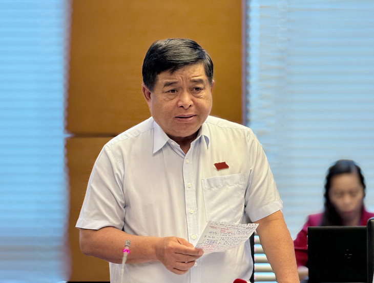 Bộ trưởng Bộ Kế hoạch và Đầu tư Nguyễn Chí Dũng - Ảnh: H.C.