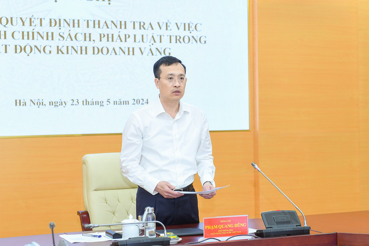 Phó thống đốc Ngân hàng Nhà nước Phạm Quang Dũng - Ảnh: NHNN